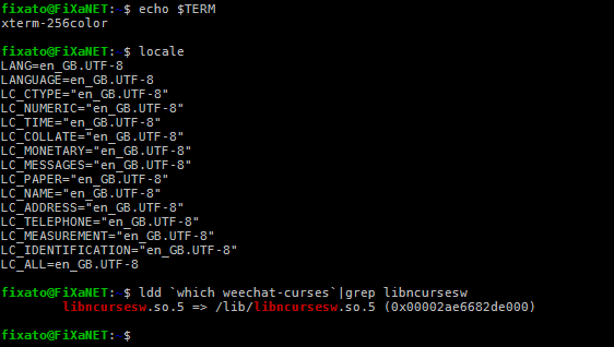Overview Terminal variables for my Ubuntu session